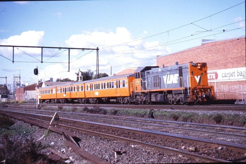 115428: Middle Footscray up side 8021 Down Kyneton Passenger P 17