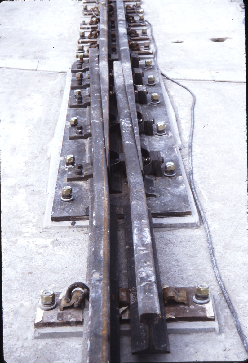 115514: Webb Dock Rail Link Yarra River bridge Expansion Joint Looking South