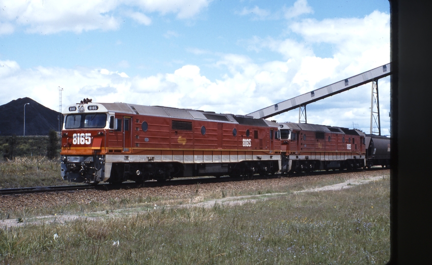 115624: Mount Thorley Coal Train 8165 8105