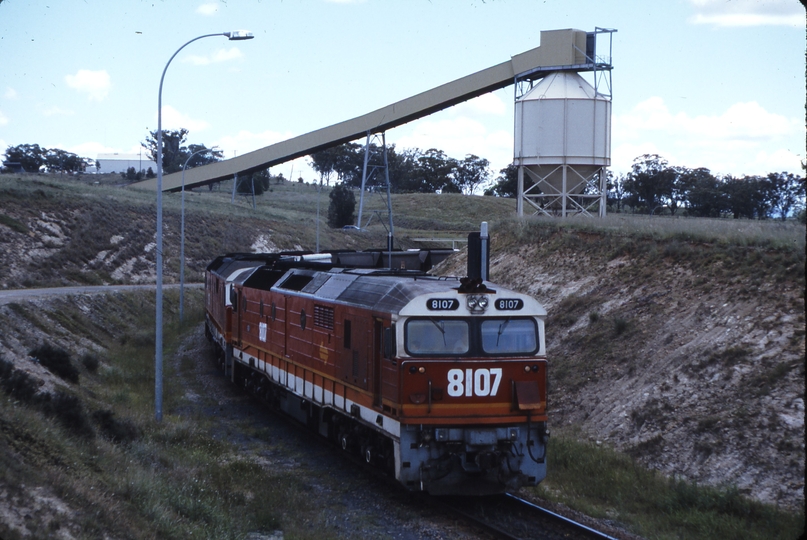 115626: Mount Thorley Coal Train 8107 8136