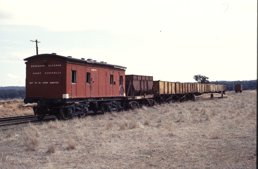 115972: Muckleford Stored rolling stock in No 2 Road Looking towards Maldon