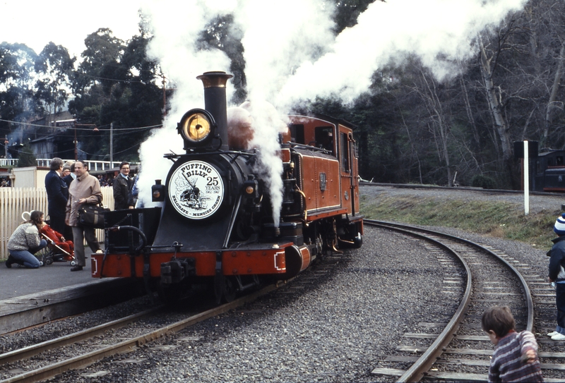 116116: Belgrave Down 25th Anniversary Special 14A John Hearsch facing on platform