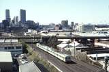 116175: Port Melbourne Line at Clarendon Street Down Suburban to Port Melbourne 4-car Rebuilt Harris 906 M leading