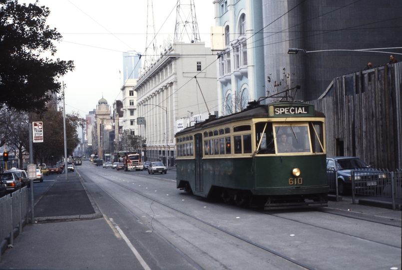 116493: Flinders Street at Spring Street Down Y1 610