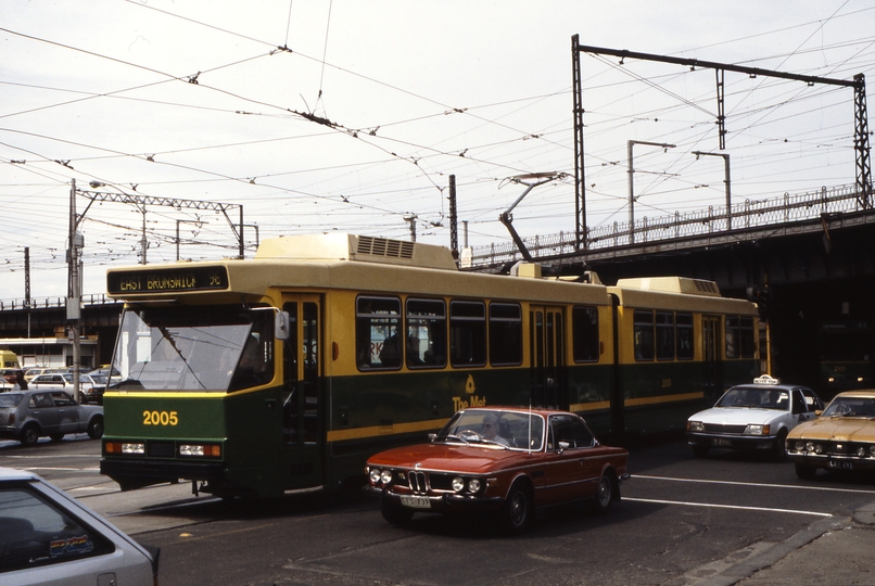 116552: Spencer Street at Flinders Street Up B2 2005