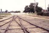 116598: Rutherglen Murray Valley Highway Level Crossing Gates Looking towards Melbourne