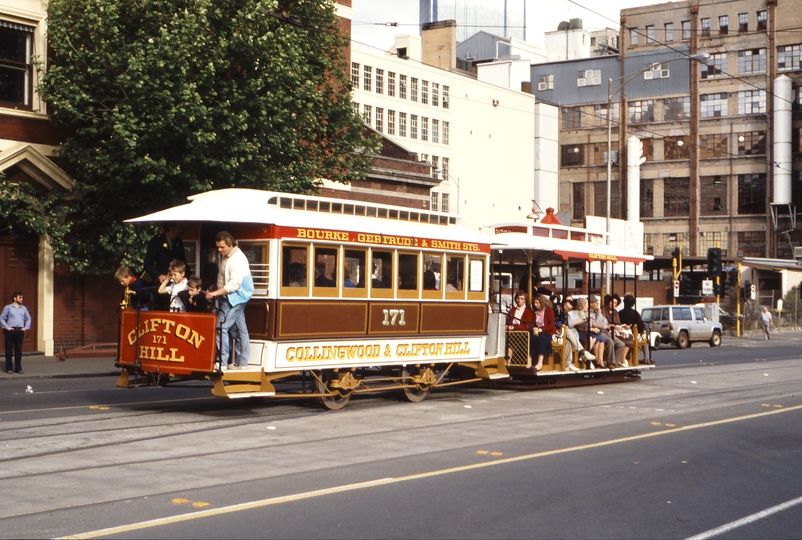 116691: Spencer Street at Lonsdale Street Cable Dummy and Trailer 171