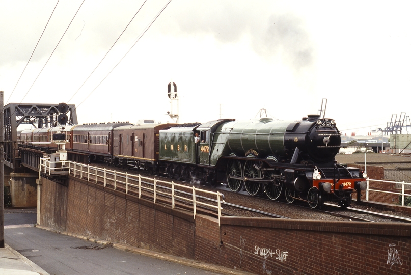 116746: Bunbury Street Tunnel Moreland Street Portal 8693 Down Special to Seymour A3 4472 Flying Scotsman