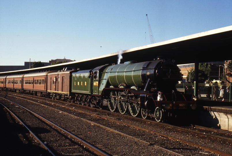 116749: Spencer Street 8696 Up Special from Seymour A3 4472 Flying Scotsman