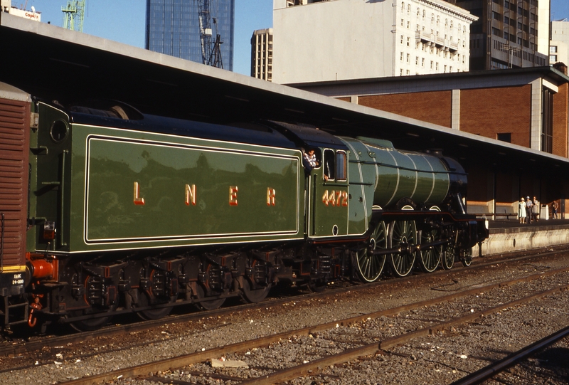 116752: Spencer Street 8696 Up Special from Seymour A3 4472 Flying Scotsman