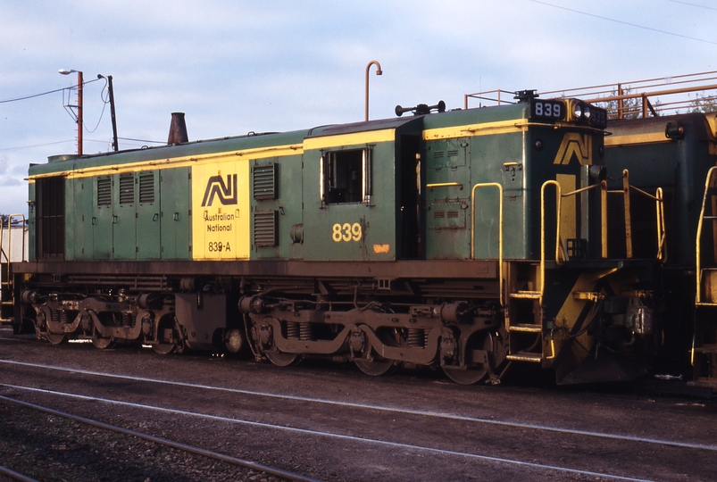 116989: Mile End Diesel Depot 839