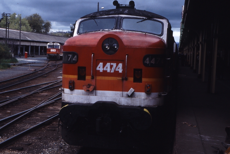 117026: Albury SL66 Up Interacpital Daylight Express 4474 42205 also 8163 shunting