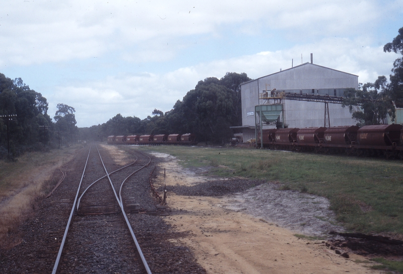 117428: Australian Glass Company Siding Looking towards Melbourne