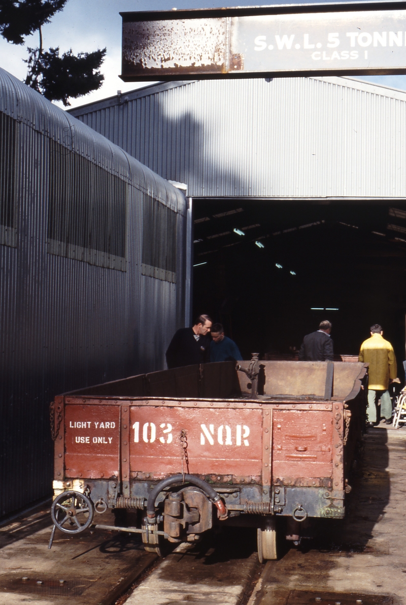 117571: Emerald Carriage Workshops 103 NQR awaiting transfer to Gembrook