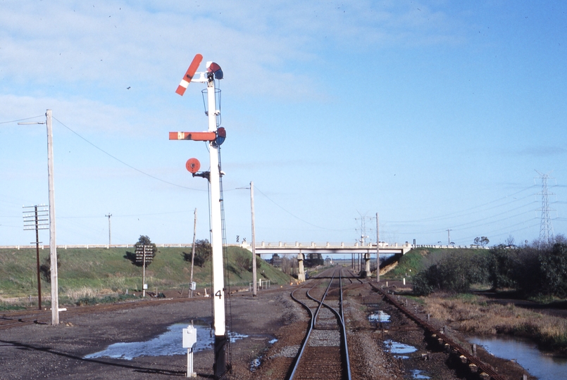 117665: Gheringhap Junction Signals Looking towards Maroona and Ballarat