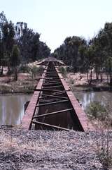 118114: km 248.4 Tocumwal Line Sapling Creek Bridge Looking towards Tocumwal