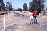 118117: Martins Siding Looking towards Melbourne Left Jim North Right Chris Banger