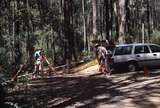 118191: Wright Road Looking towards Gembrook Survey Party Left Darien Welsby Right Herb Warren