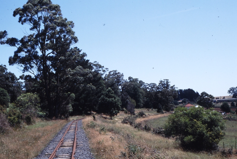 118195: Gembrook up side Looking West towards Curve 110L