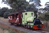 118277: Gembrook Main Road Level Crossing End of Track Up Passenger Peckett 1711