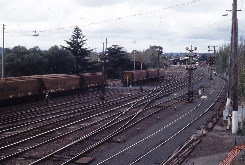 118428: Ballarat Looking towards Melbourne from A Signal Box