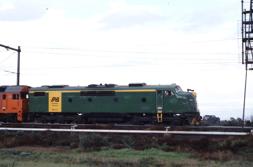 118436: km 1.8 Geelong Line Champion Road Level Crossing 9169 Down Intersystem Express Goods GM 42 G 541