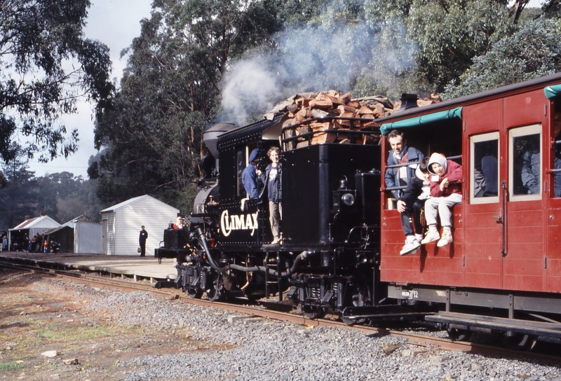 118511: Menzies Creek M160 Up Special Passenger Climax 1694 propelling