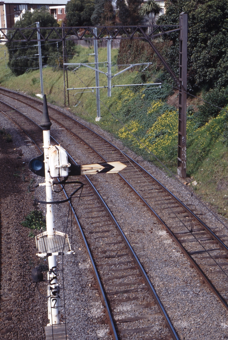 118546: South Yarra down side William Street Bridge Looking towards Caulfield