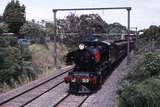 118694: Elsternwick up side Gordon Street Footbridge 7586 Up Special Passenger J 515 leading T 320 trailing