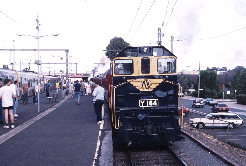 118848: Glen Waverley 7390 Up Steamrail Special Y 164 leading K 183 trailing