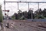 119049: Flemington Racecourse Looking towards Melbourne from North Side Platform