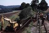 119196: Fielder Bridge Looking towards Belgrave Army and PBR Gangs at work