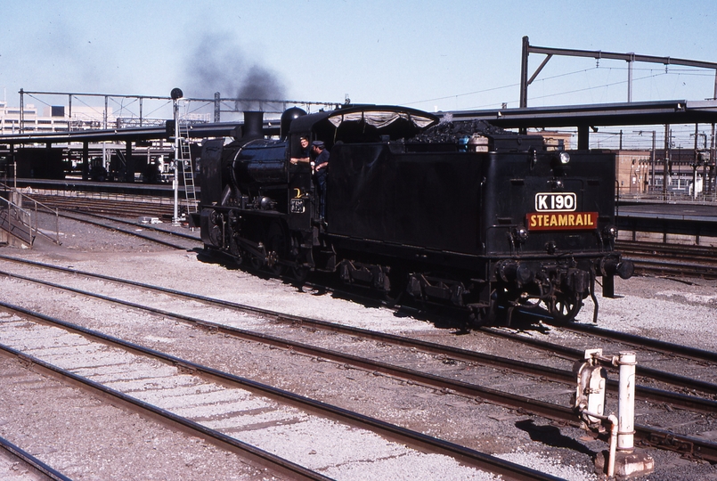 119351: Spencer Street K 190 Light Engine from 8132 Passenger from Bacchus Marsh