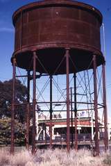 119386: Sunbury Water Tower behind Down Platform