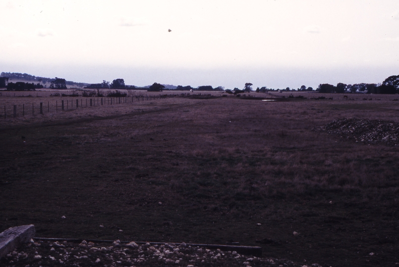 119399: Edgecombe Looking North from North End of Platform Construction visible at bottom of image not part of the original