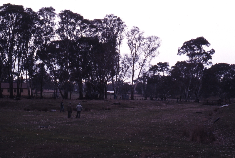 119406: Barfold Looking South from South end of Platform Site of sheepyards in distance