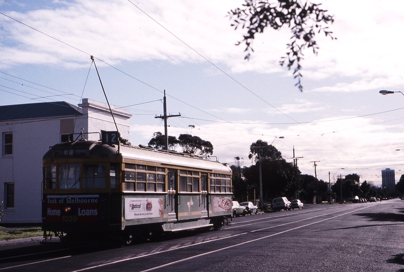 119420: Albert Park Beach Terminus Mills Street at Beaconsfield Parade Up W7 1039