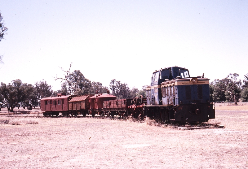 119663: Tocumwal Heritage Display W 260 and ex VR Freight Stock