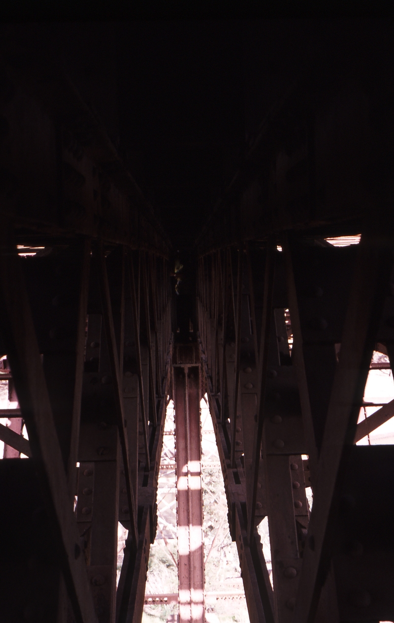 119786: Melton Viaduct East Abutment View below deck Looking West