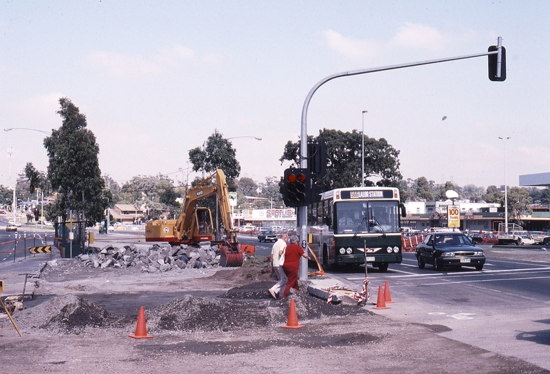 119797: Plenty Road at McLeans Road Looking South to Bundoora Terminus