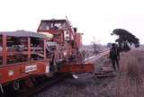 119840: km 86.5 Gheringhap - Inverleigh J Hollands Tracklaying Machine Looking West