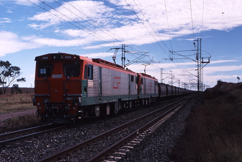 120169: Rocklands km 631.5 Up Coal 3508 3547 mid 3615 3238