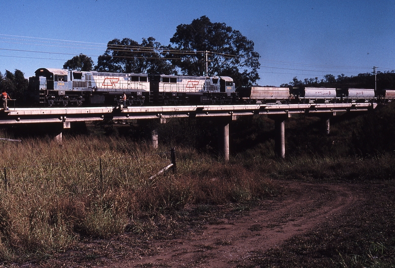 120187: Kabra - Stanwell Neerkol Creek Bridge Down Ballast 2141 2143