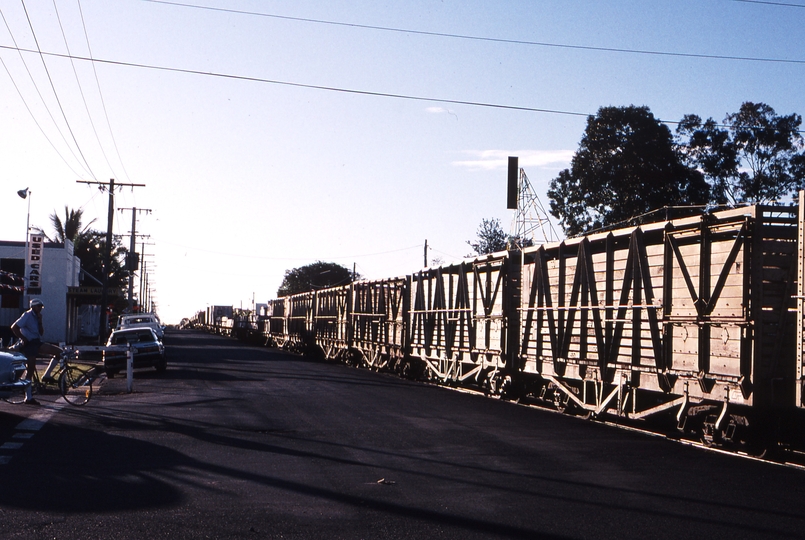 120201: Rockhampton Denison Street at Derby Street Down Freight 2148