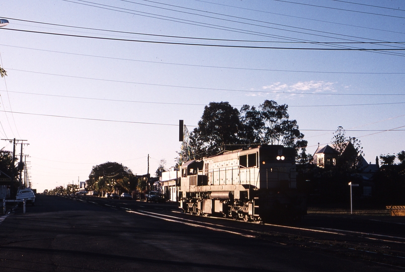 120202: Rockhampton Denison Street at Derby Street up Freight 2180