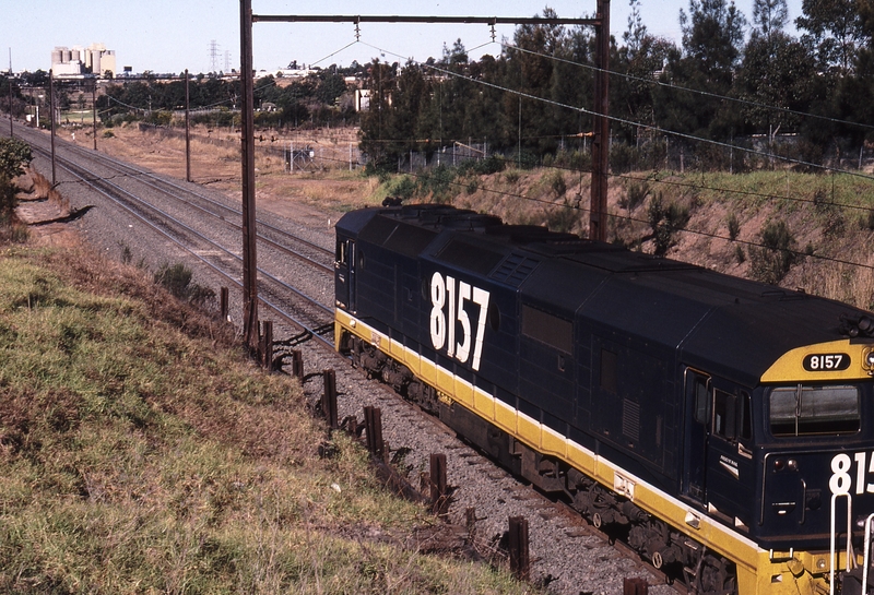 120212: Flemington Goods Junction - Chullora Junction Spoil Train towards Chullora Junction 8157 48122