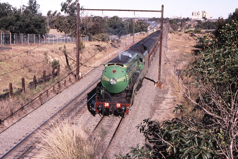 120253: Weeroona Road at Centenary Drive Northbound Delec Open Day Special 3801 leading 3112 trailing