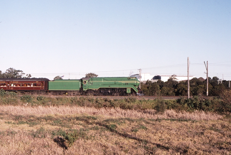 120266: Chullora Junction Opposite Container Terminal Delec Open Day Special 3112 leading 3801 trailing
