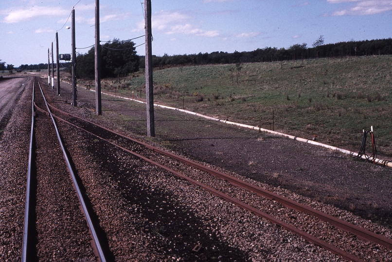 120411: No 8 Crossing Loop Approx 6 km Interconnecting Railway West Switch Looking West