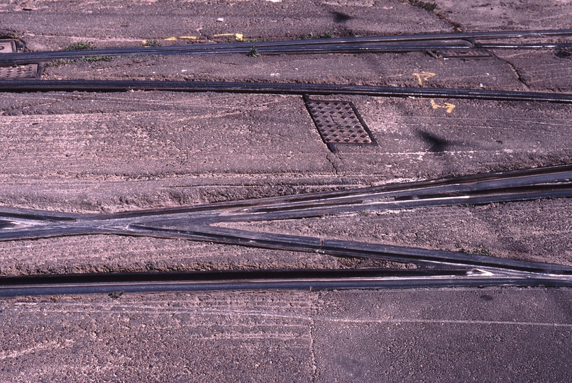 120554: Kew Depot Tracks outside shed